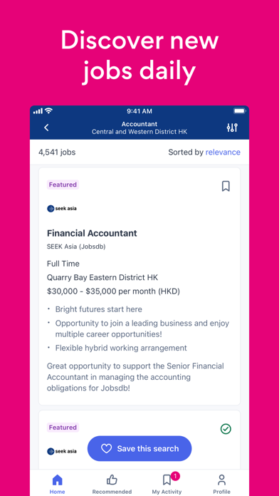 Jobsdb Job Search & Career Screenshot