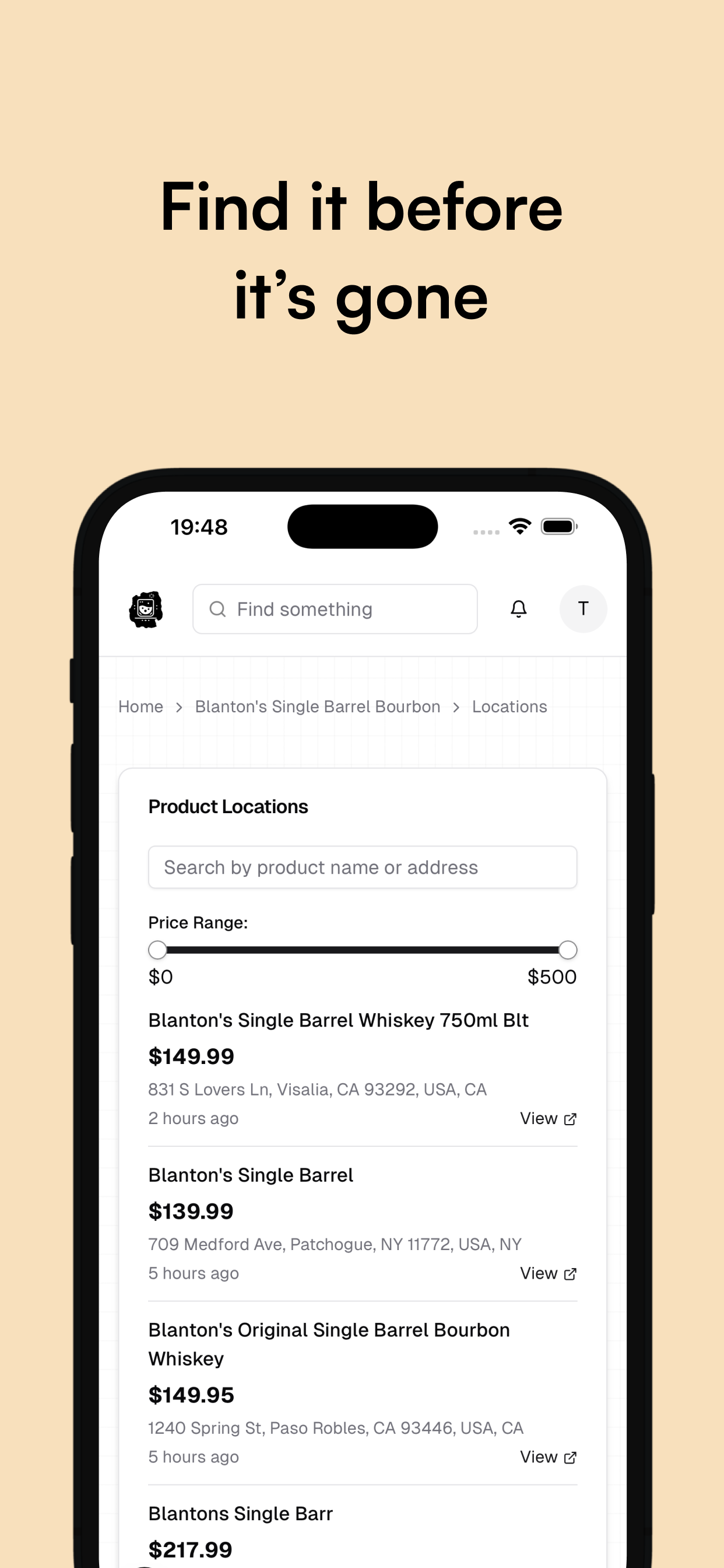 Potion.bar: Whiskey Scanner