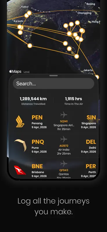 Fly - Log and Share Flights screenshot 1 of 8