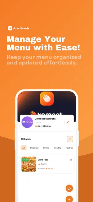 AreaFoods Vendor screenshot 3