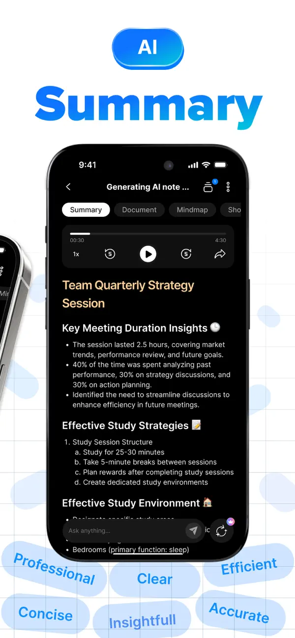 #2. NoteX: AI Notes & Meetings (iOS) Ved: Sota Labs