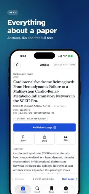 PubMed Connect: Latest Papers screenshot 4