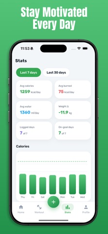 AI Calorie Counter & Workout Screenshot 9 of 10