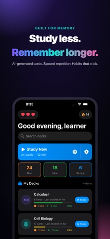 FlashLeap: AI Flashcards screenshot