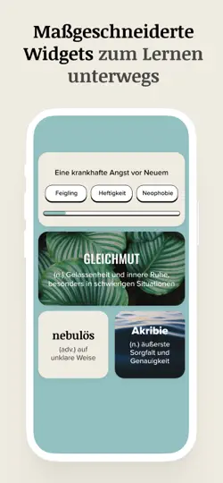Screenshot von Vocabulary - Wörter Lernen auf dem iPhone 7