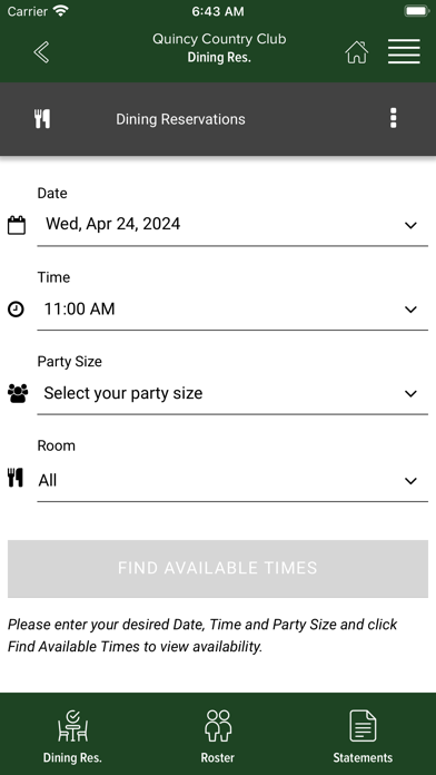 Quincy Country Club Screenshot