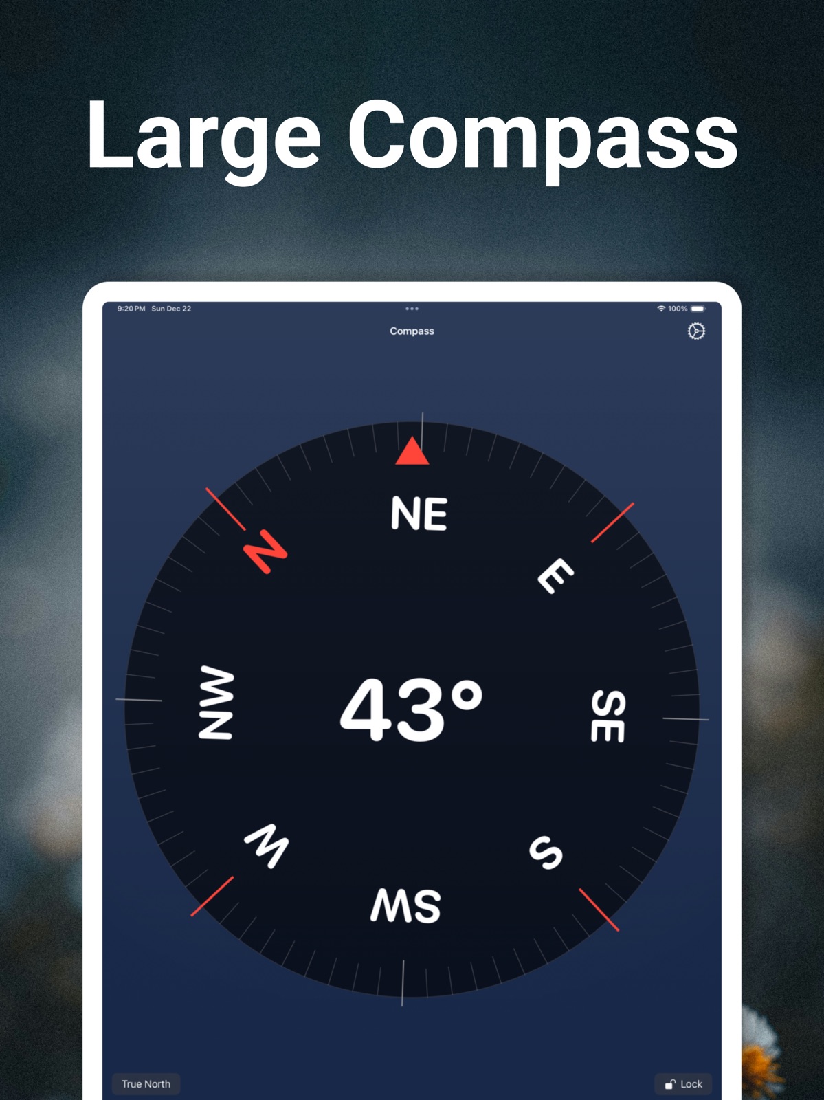 Compass XL: GPS Navigation ipad screenshot 1