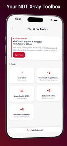 NDT X-ray Toolbox app screenshot