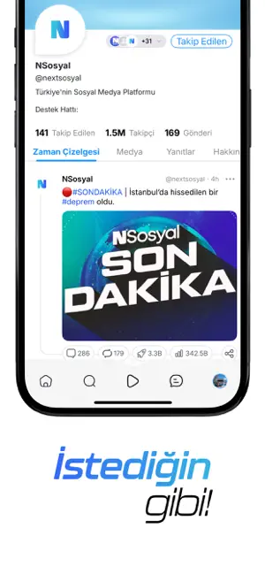 NSosyal iPhone screenshot 4