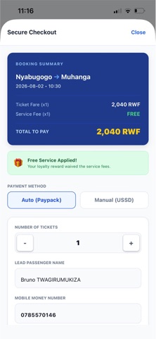 Tega Bus Rwanda Screenshot 4 of 7