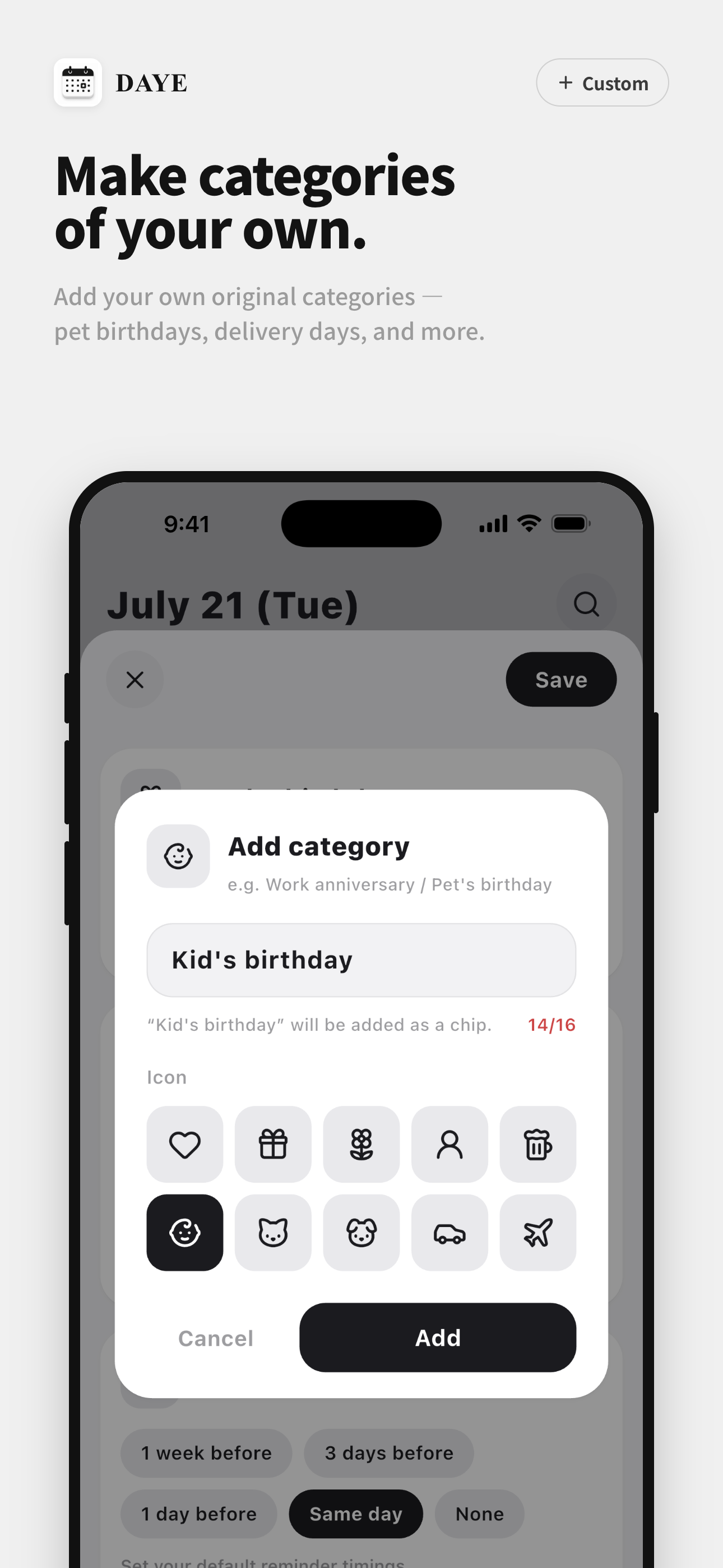 DAYE: Birthday & Anniversary screenshot 4