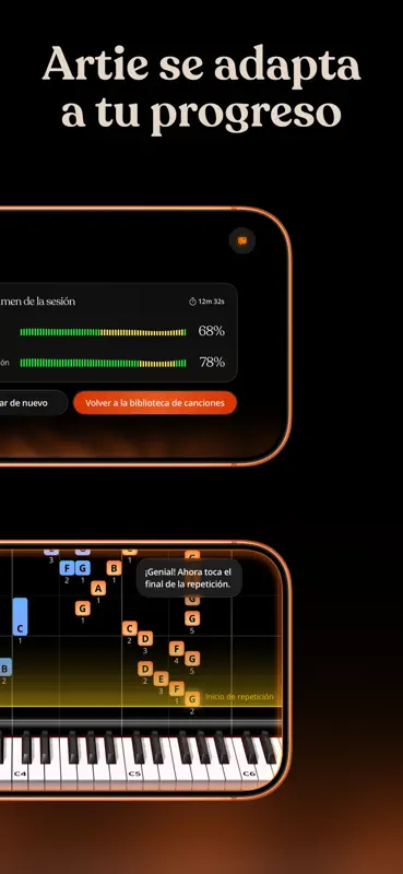 Artie: Aprende piano con IA screenshot 4 of 8