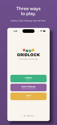 Gridlock: Block Puzzle iPhone screenshot