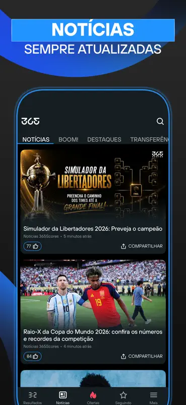 365Scores: Resultados ao vivo screenshot 9 of 10