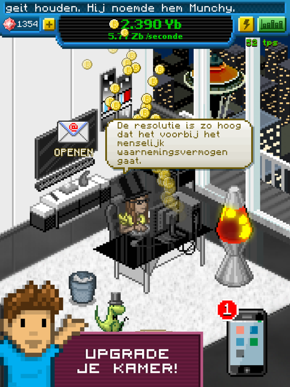 Bitcoin Billionaire iPad app afbeelding 2