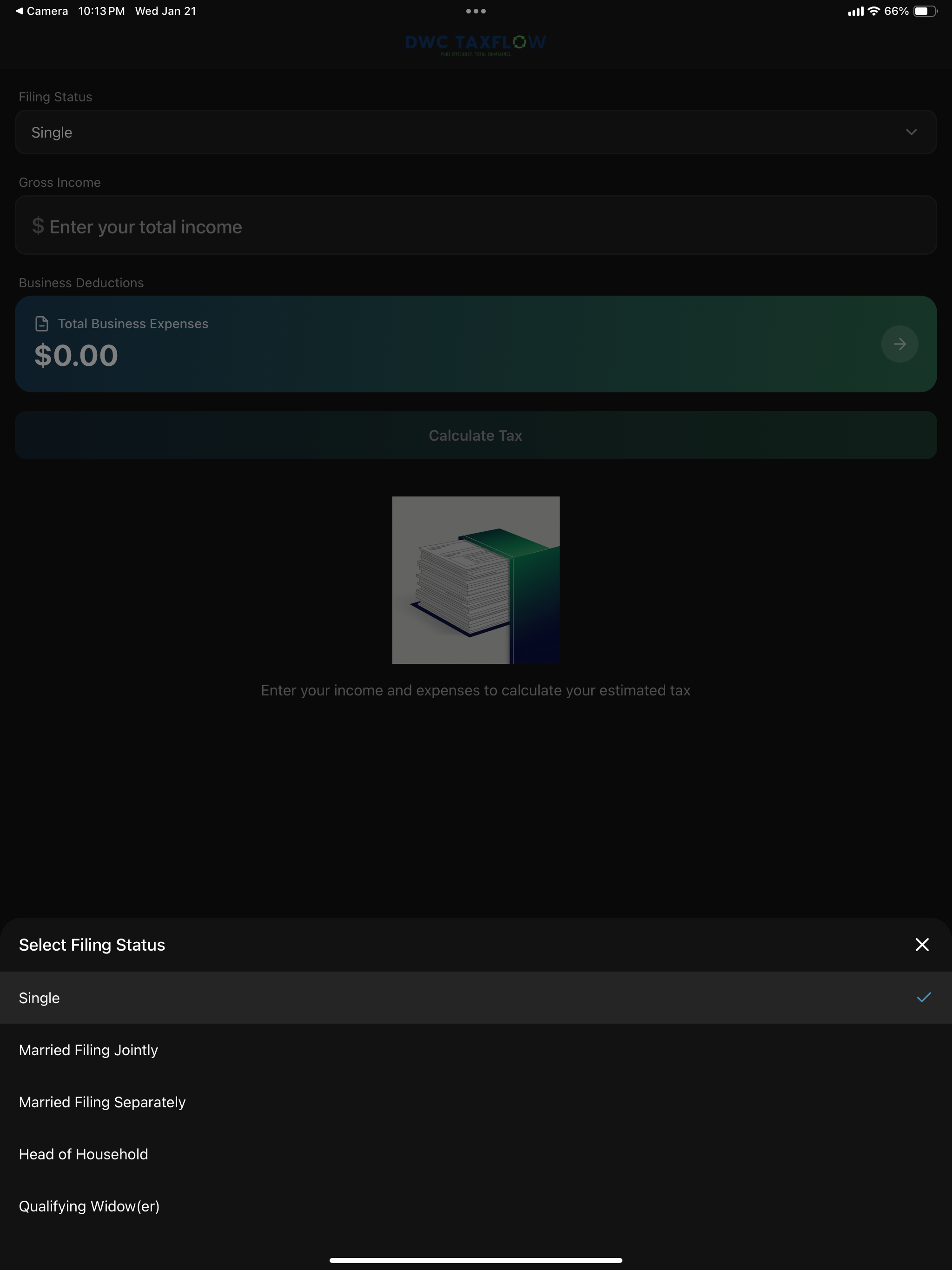 The TaxFlow Calculator screenshot 7