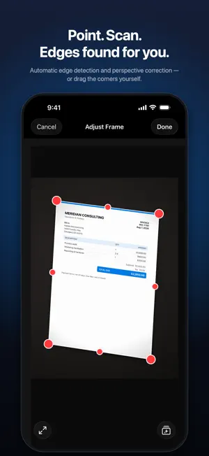 MaxScan: Receipt & PDF Scanner screenshot 1