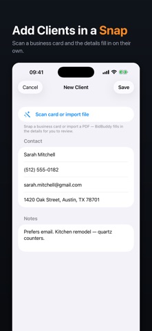 BidBuddy: Estimates & Invoices Screenshot 4 of 4