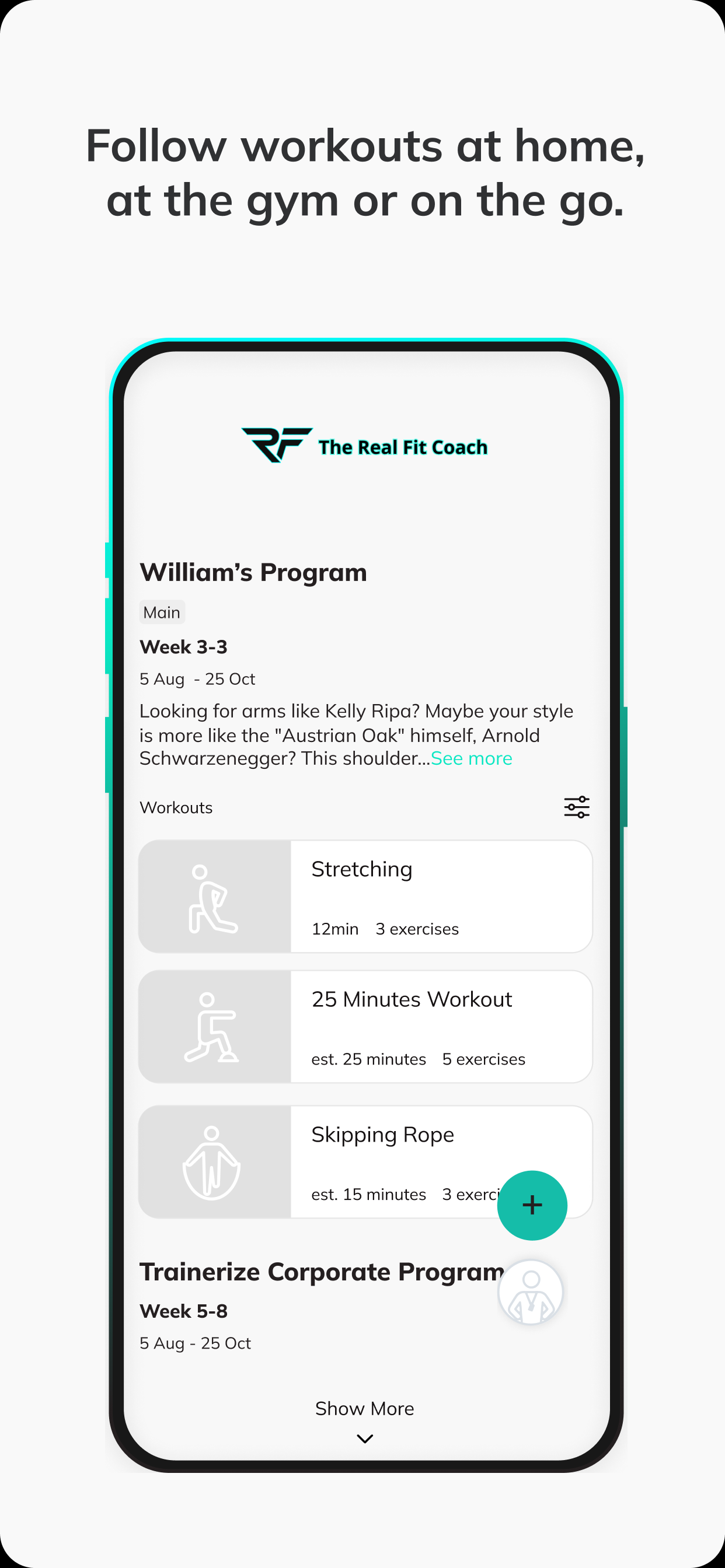 The Real Fit Coach screenshot 3