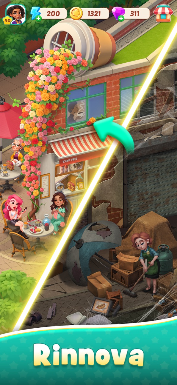 Foodstars: Merge & Cook iOS Mod IPA screenshot 4 - iOS game interface