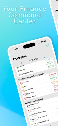 Money Map: Personal Budget iPhone screenshot