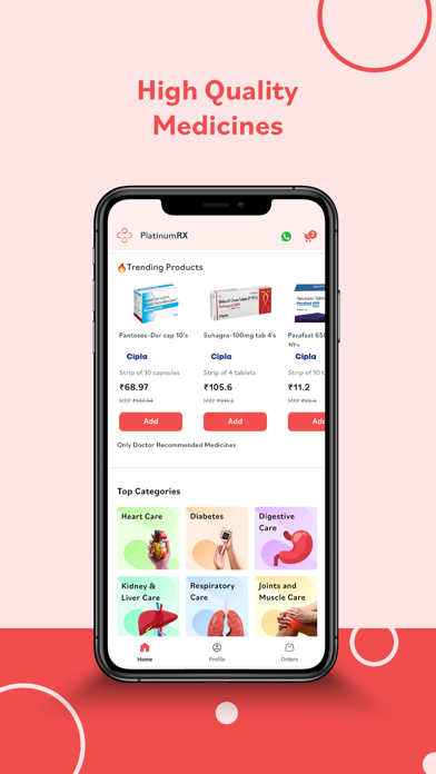 PlatinumRx - Online Medicine Screenshot