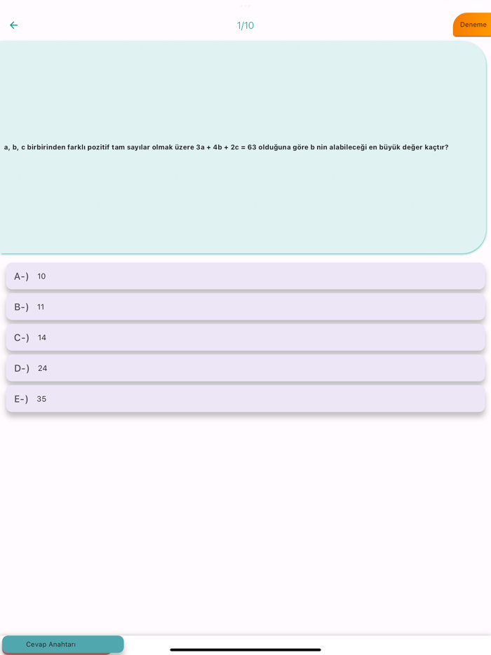 KPSS 2025 Deneme Sınavı Çıkmış