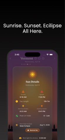 Heliosa: Sky & Weather iPhone screenshot