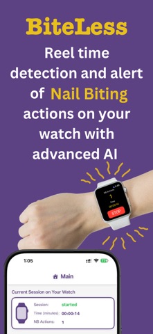 BiteLess -  Nail Biting Alert screenshot