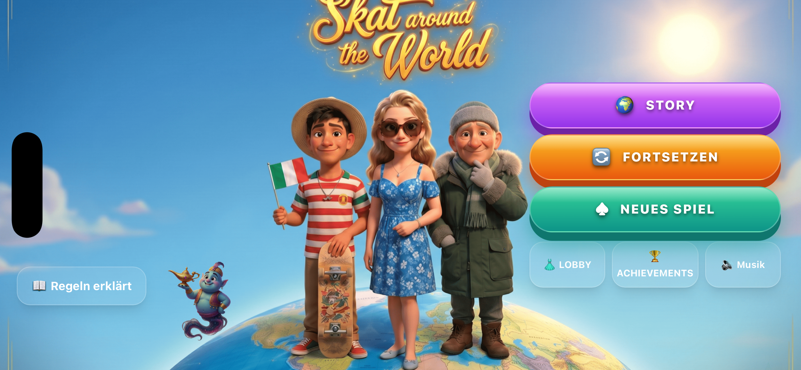 Skat around the World Lite screenshot 4