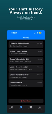 Wastewater Operator Calculator iPhone screenshot
