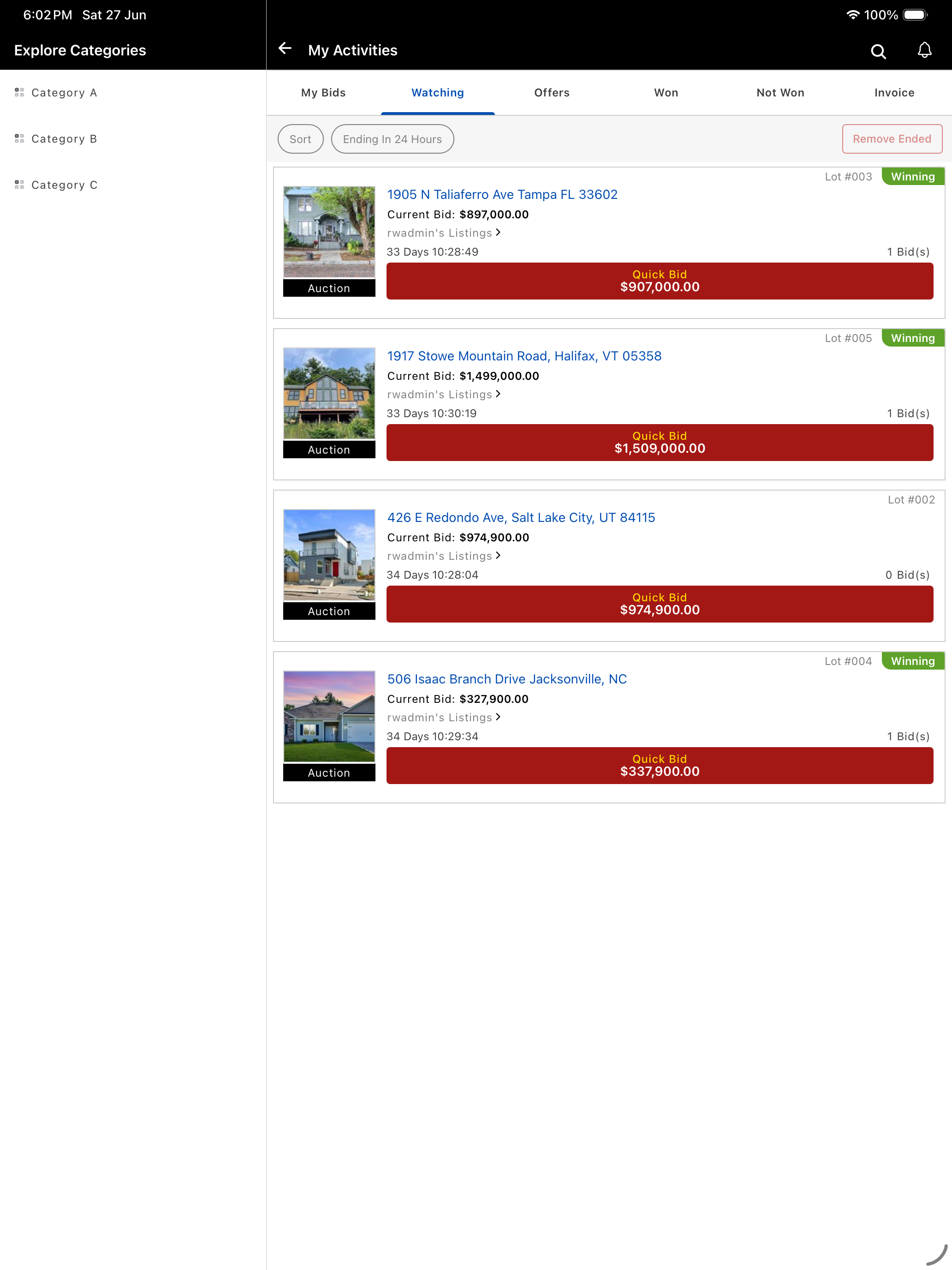 ESBJ Auctions screenshot 11