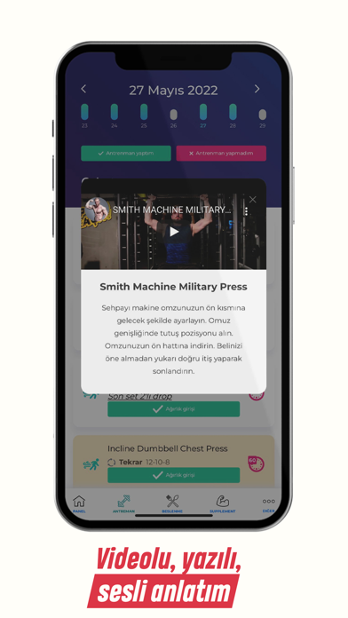 Screenshot #3 pour Berkay Türkkan Fitness