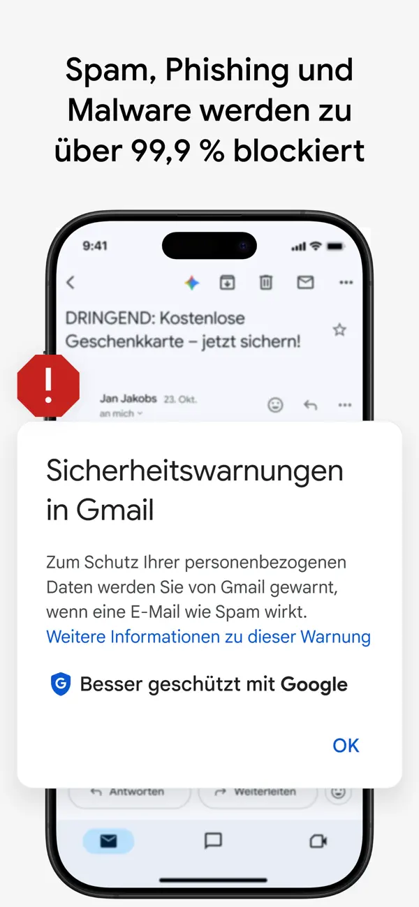 Gmail iPhone App Screenshot 7 – Produktivität
