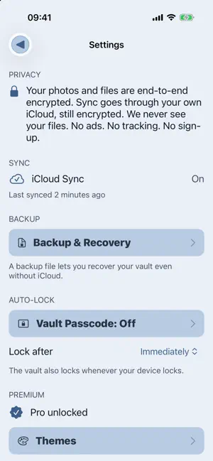Vault: Hide Photos & Files screenshot 4