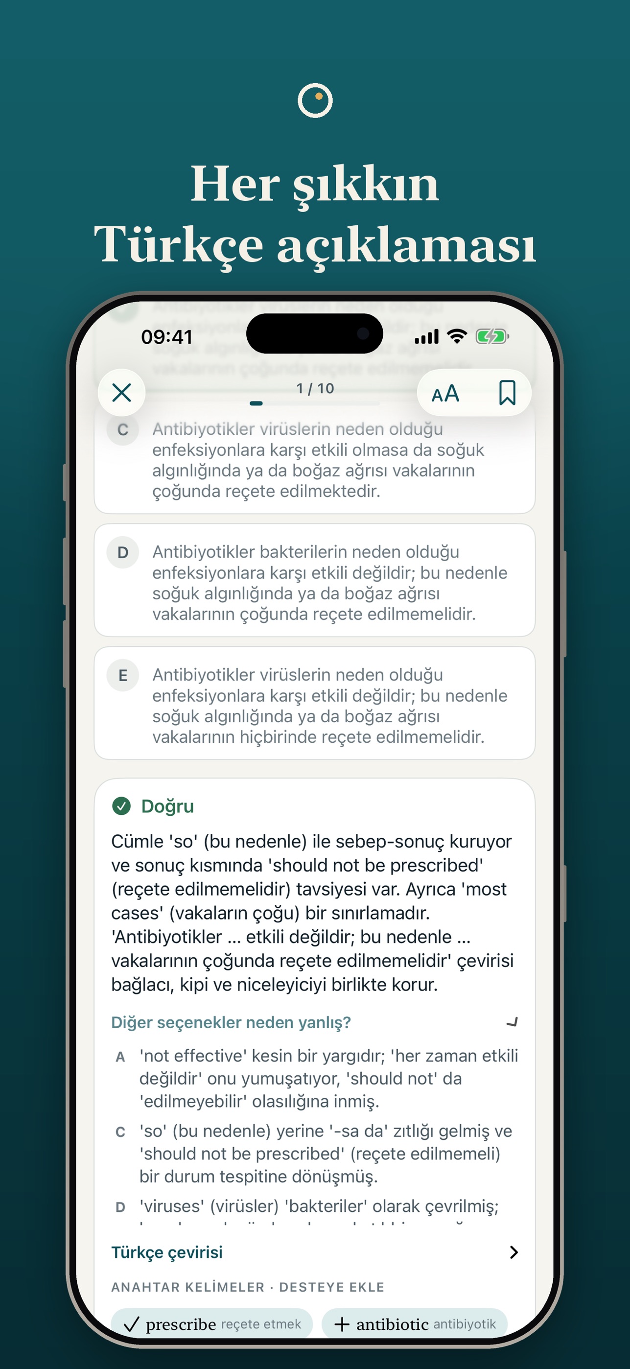 Screenshot 4 of Lumen: YÖKDİL Sağlık Hazırlık