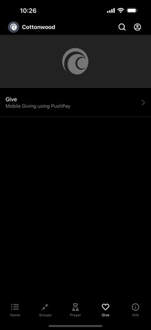 Cottonwood Church App screenshot