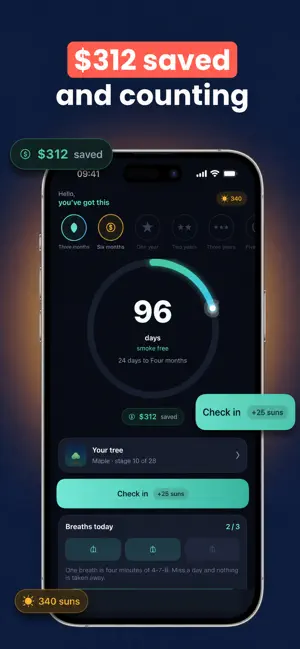 Quit Smoking - Lungwell screenshot 3