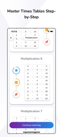 Smart Multiplication Tables Screenshot 4 of 8