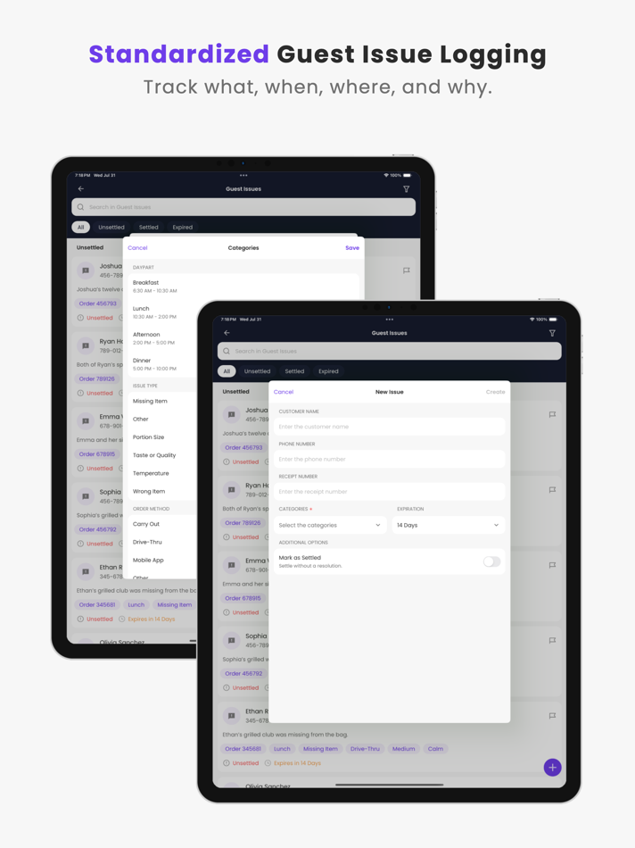 #4. Restore: Guest Issue Tracking (iOS) Av: Swipestorm LLC