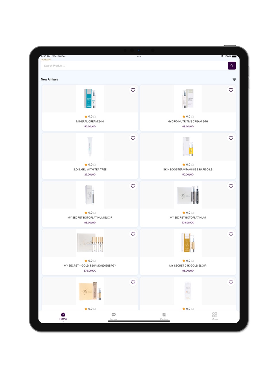 iPad screenshot