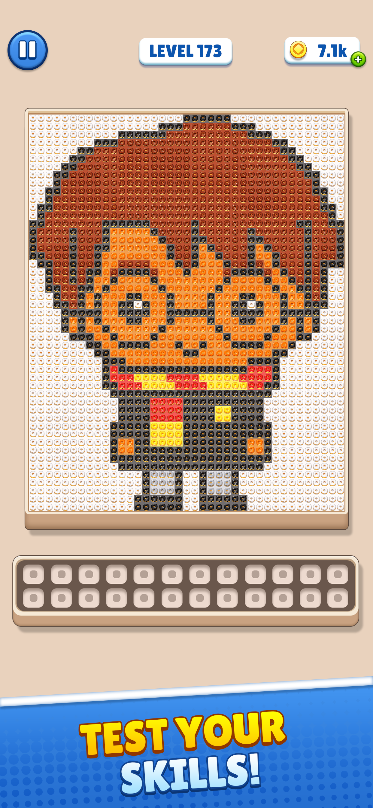 Donut Puzzle Sort: Diamond Art