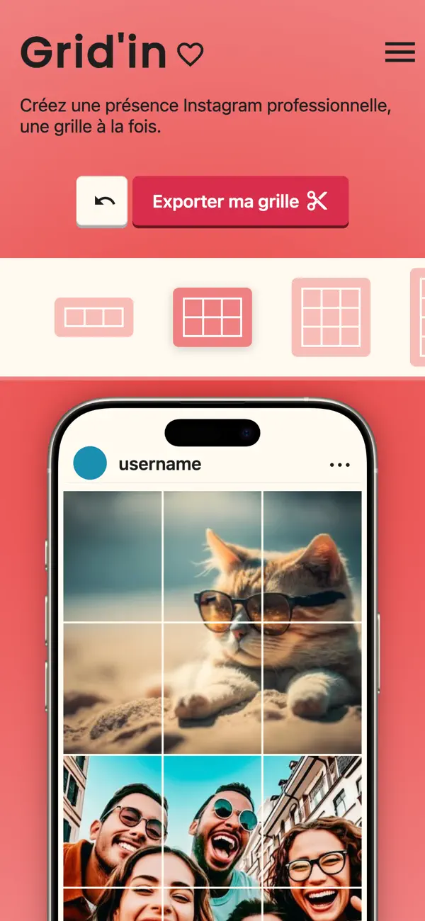 Screenshot #2 pour Grid'in: Easy Photo Split