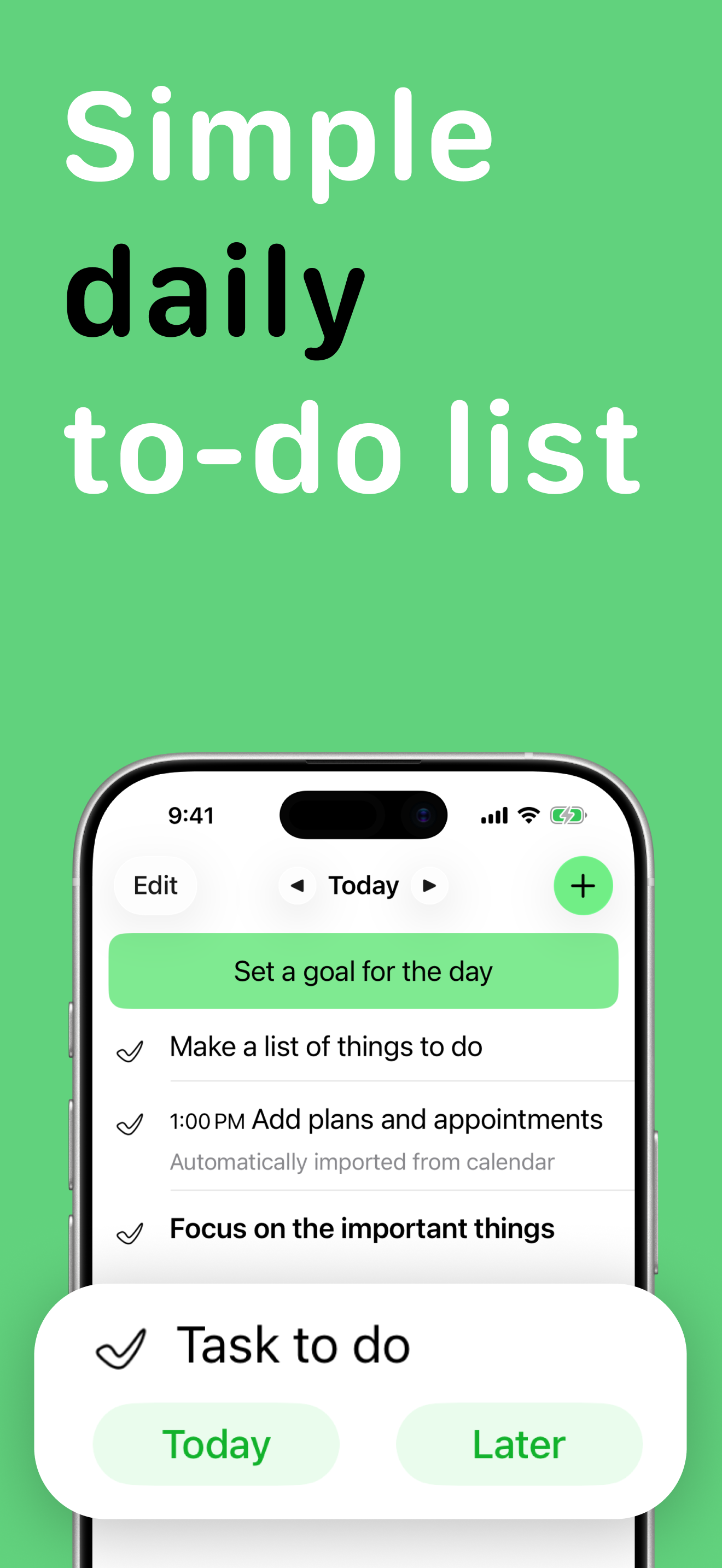 Today: To Do List