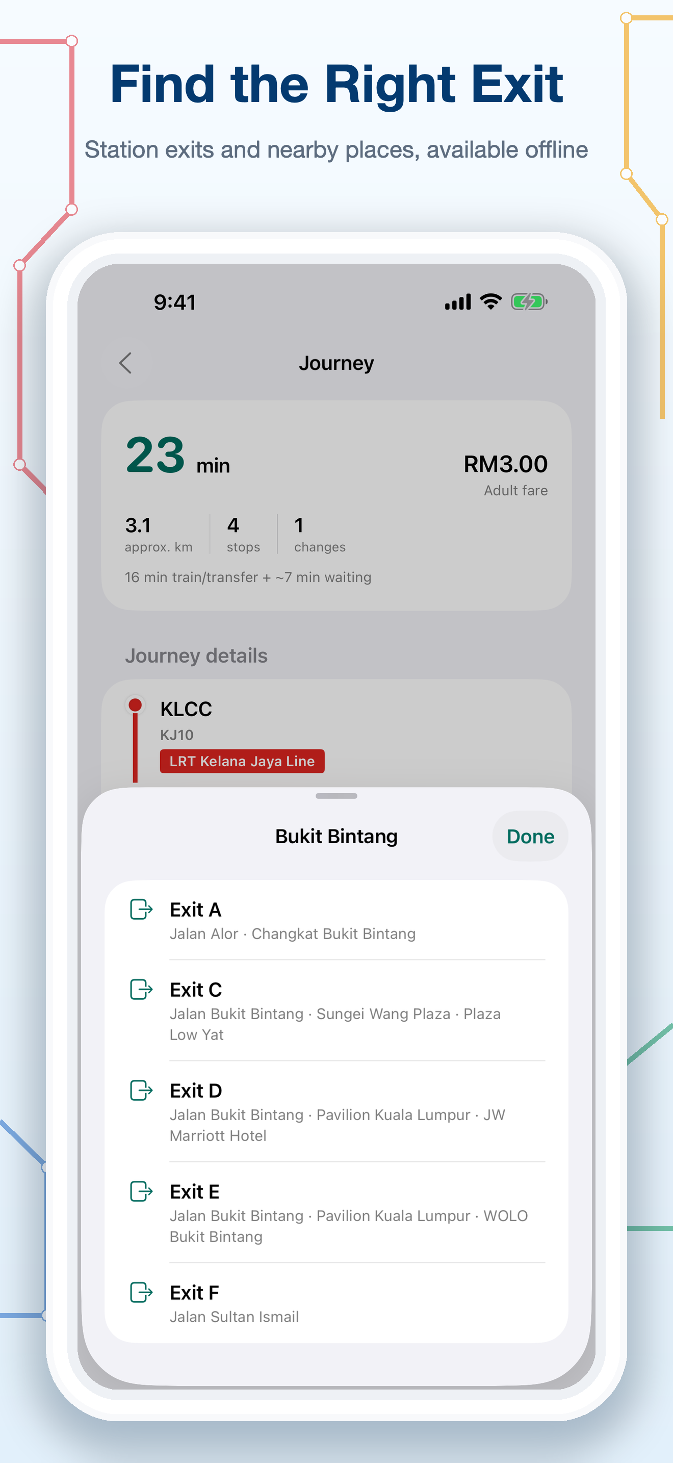 Kuala Lumpur MRT LRT Offline screenshot 5
