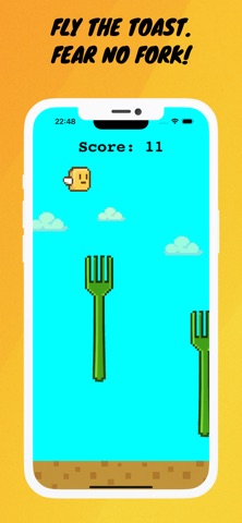 Flappy Toast Screenshot 1 of 10