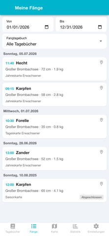 Fiskado Fangtagebuch Screenshot 7 of 8