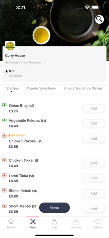 Curry House Online screenshot