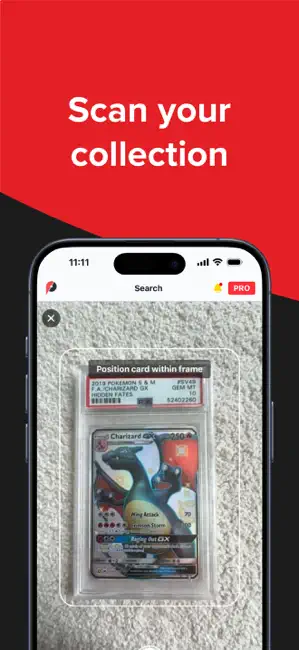 Pokedata: Scan and Track TCG iPhone screenshot 1