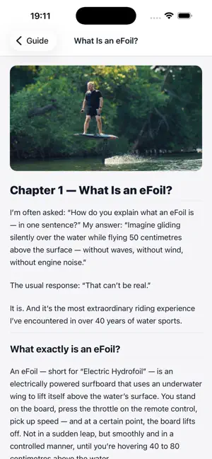 eFoil Guide screenshot 4